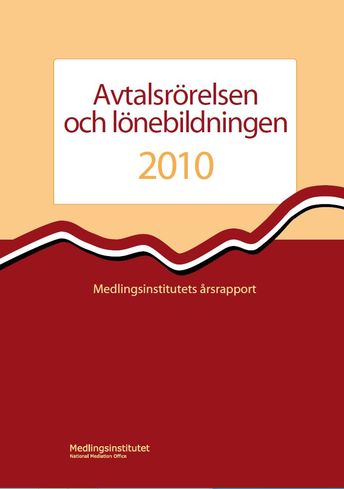 Omslag till årsrapporten för år 2010
