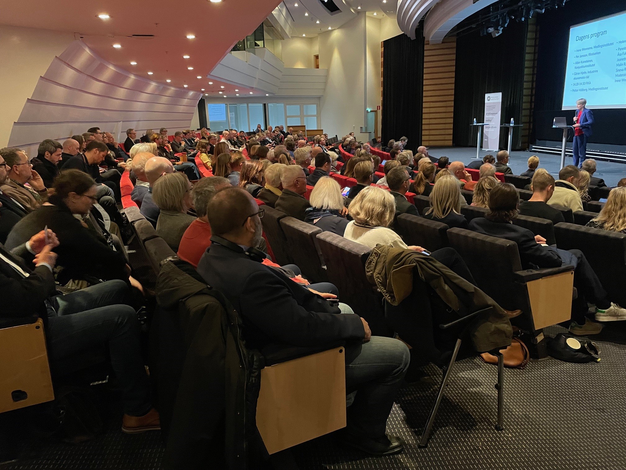 Deltagare vid Medlingsinstitutets lönebildningskonferens