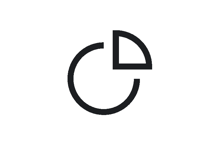 Ikon som föreställer ett pajdiagram