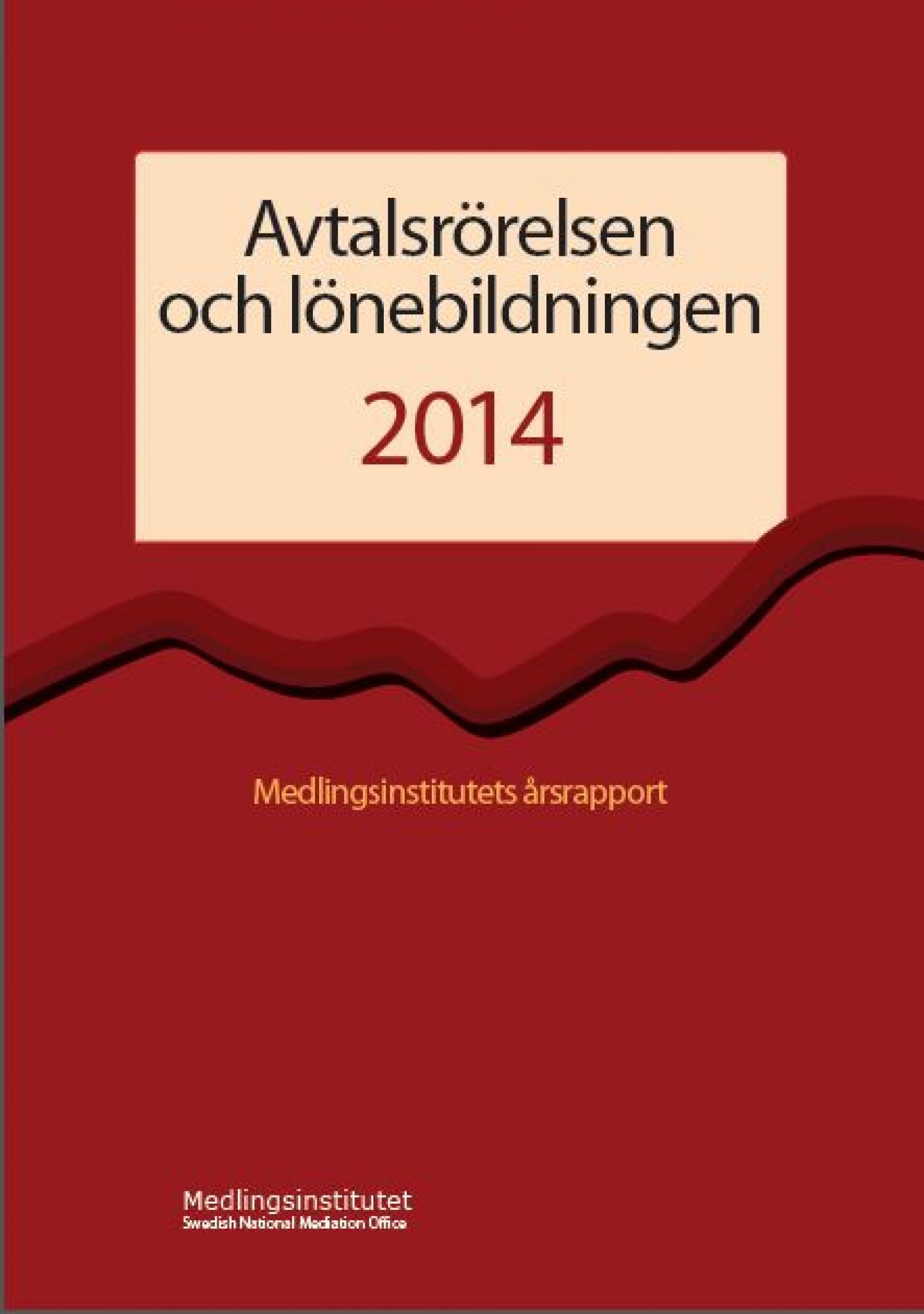 Omslaget till årsrapporten för år 2014