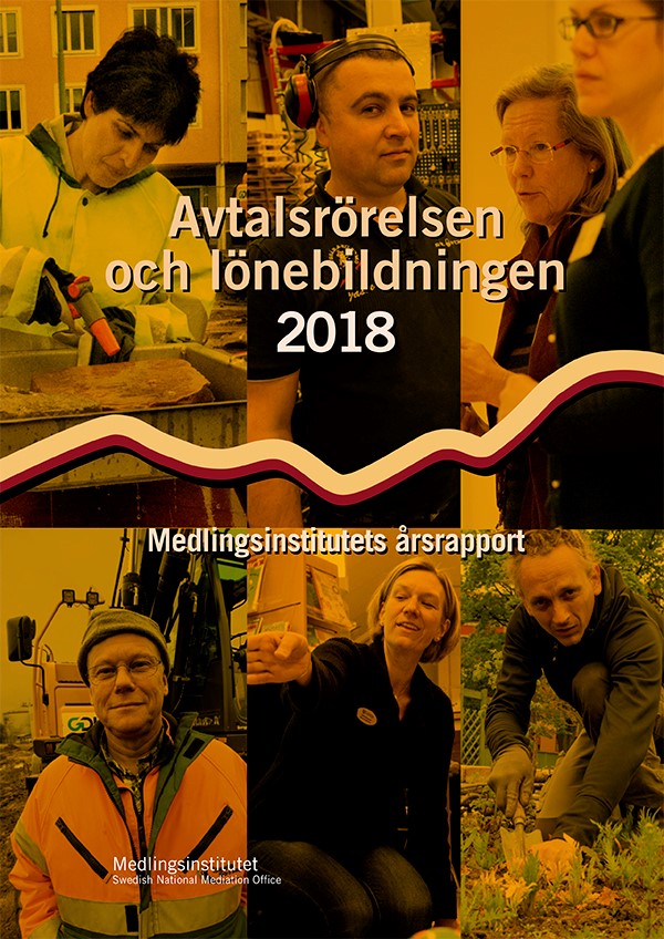 Omslaget på årsrapporten för 2018